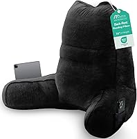 Vista 49 de Sasttie Almohada de lectura para sentarse en la cama, de espalda, respaldo para silla de apoyo, artículos esenciales para dormitorio universitario