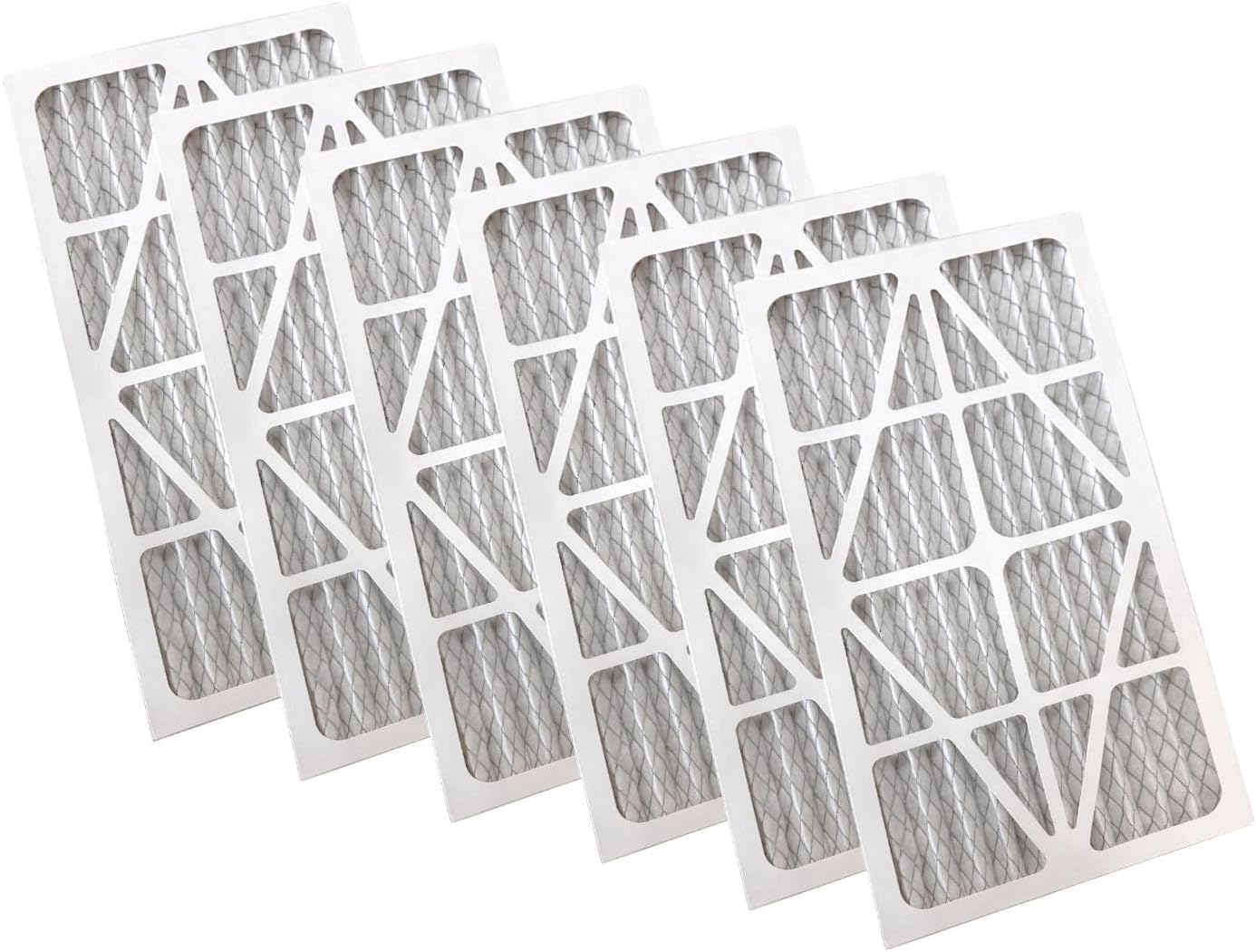 Nispira 1044 3415AF5 5-Micron MERV 11 Outer Air Filter Replacement for WEN 1044 CFM 1270 Air Filtration Systems 11.5 x 23.6 Inches, 6 Packs
