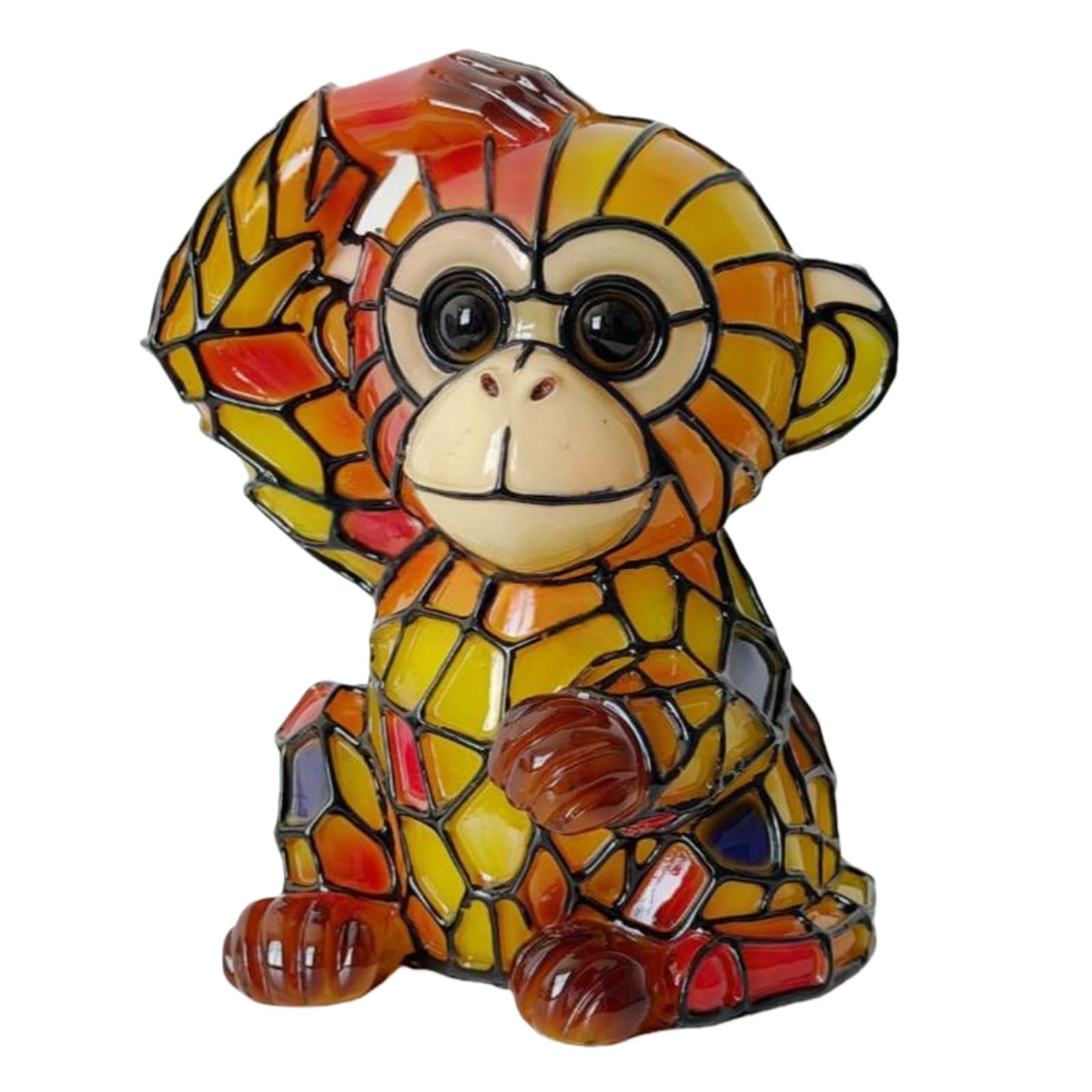 WMFASBAG Resin Animal Night Light, Ornaments Home Decoration Gift Animal Bust Lamp Handmade Cute Mythical Figure Night Light for Daily Office Work Outdoors Leisure Occasions