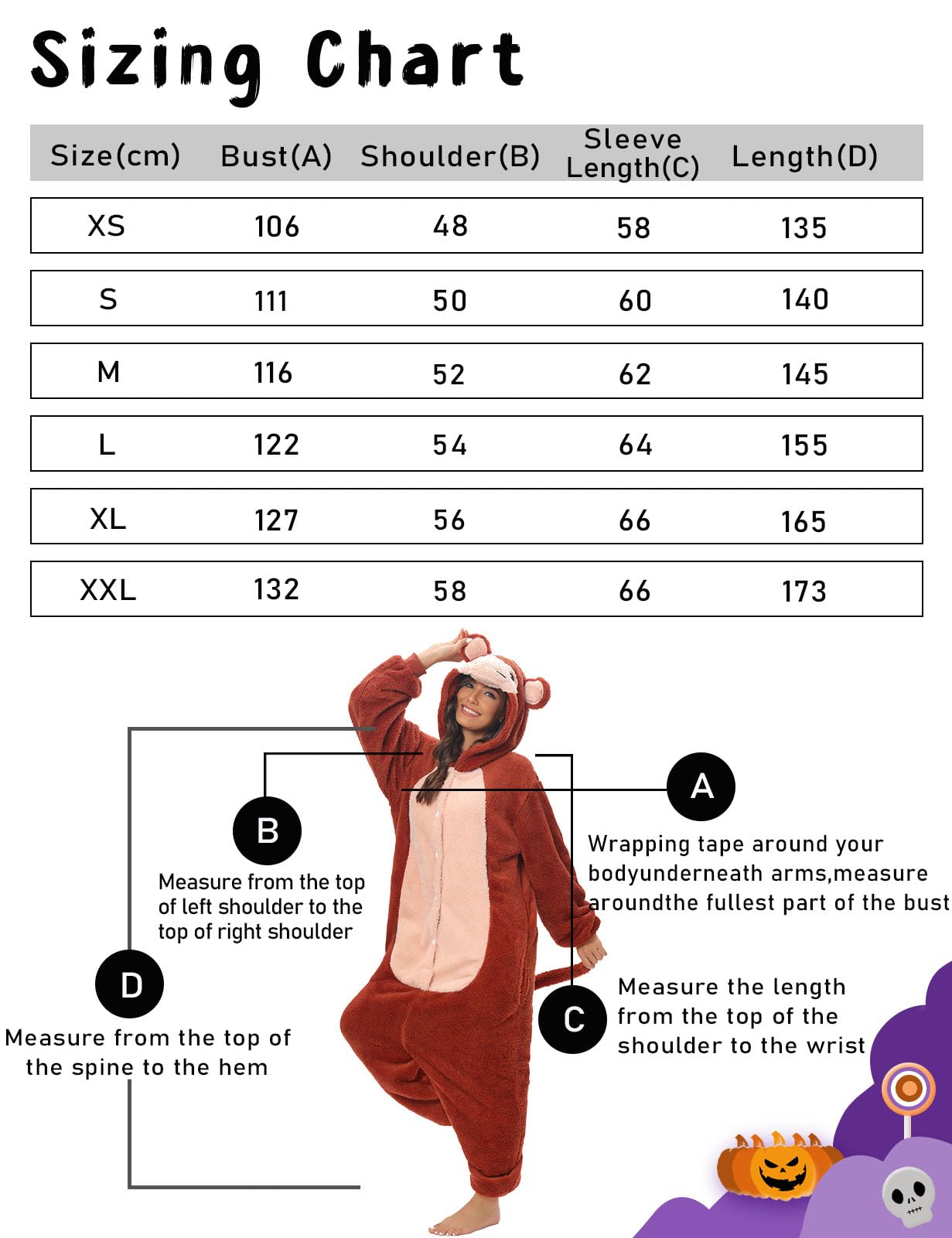 Xinlong Panda Pigiama Intero Inverno Animali Costume Cosplay Halloween Carnevale Donna Adulto Party Jumpsuit Pajama Camicie da Notte Monopezzo Unisex