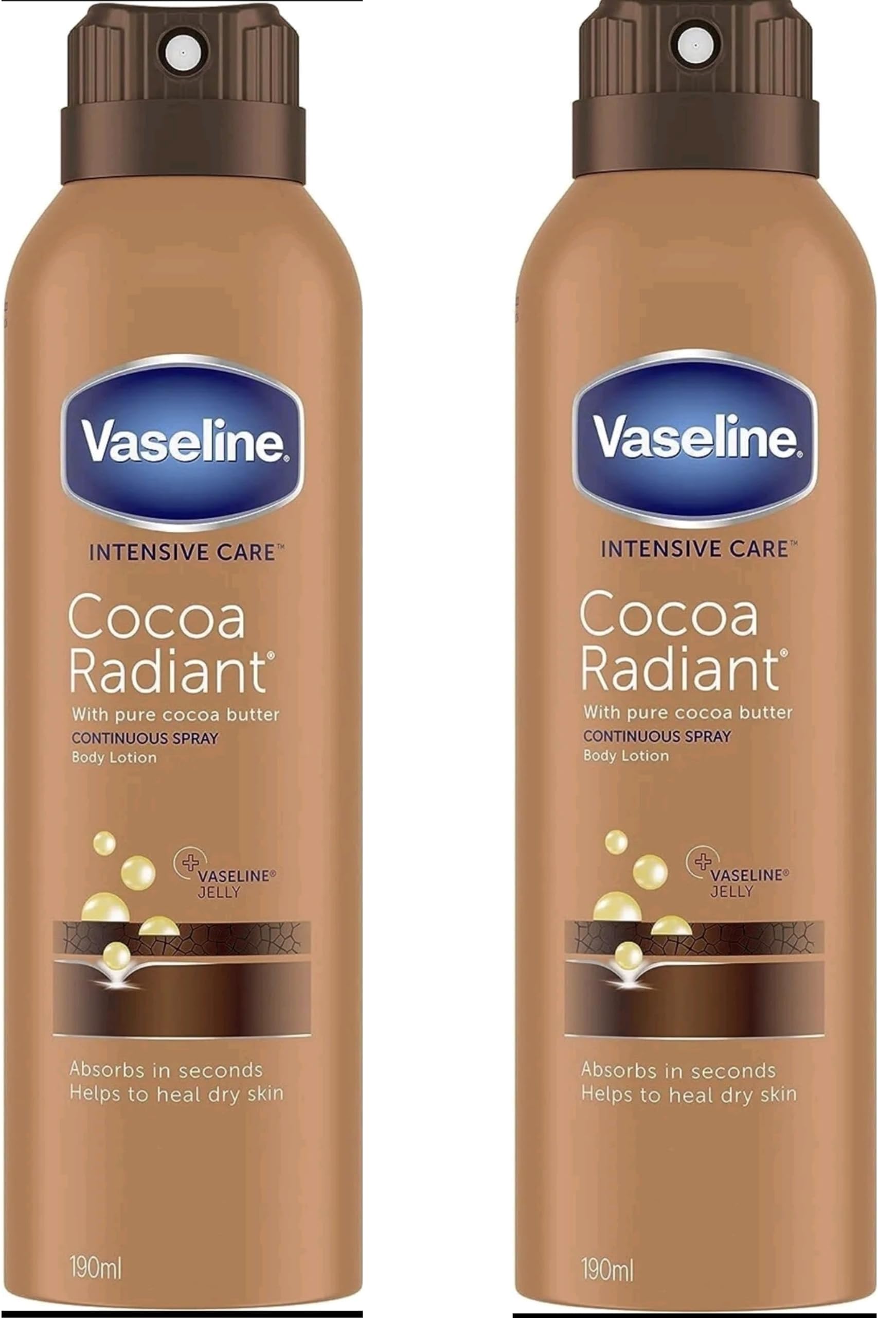 Spray & Go Body Moisturiser (2 x 190ml) Essential Healing - Non-greasy