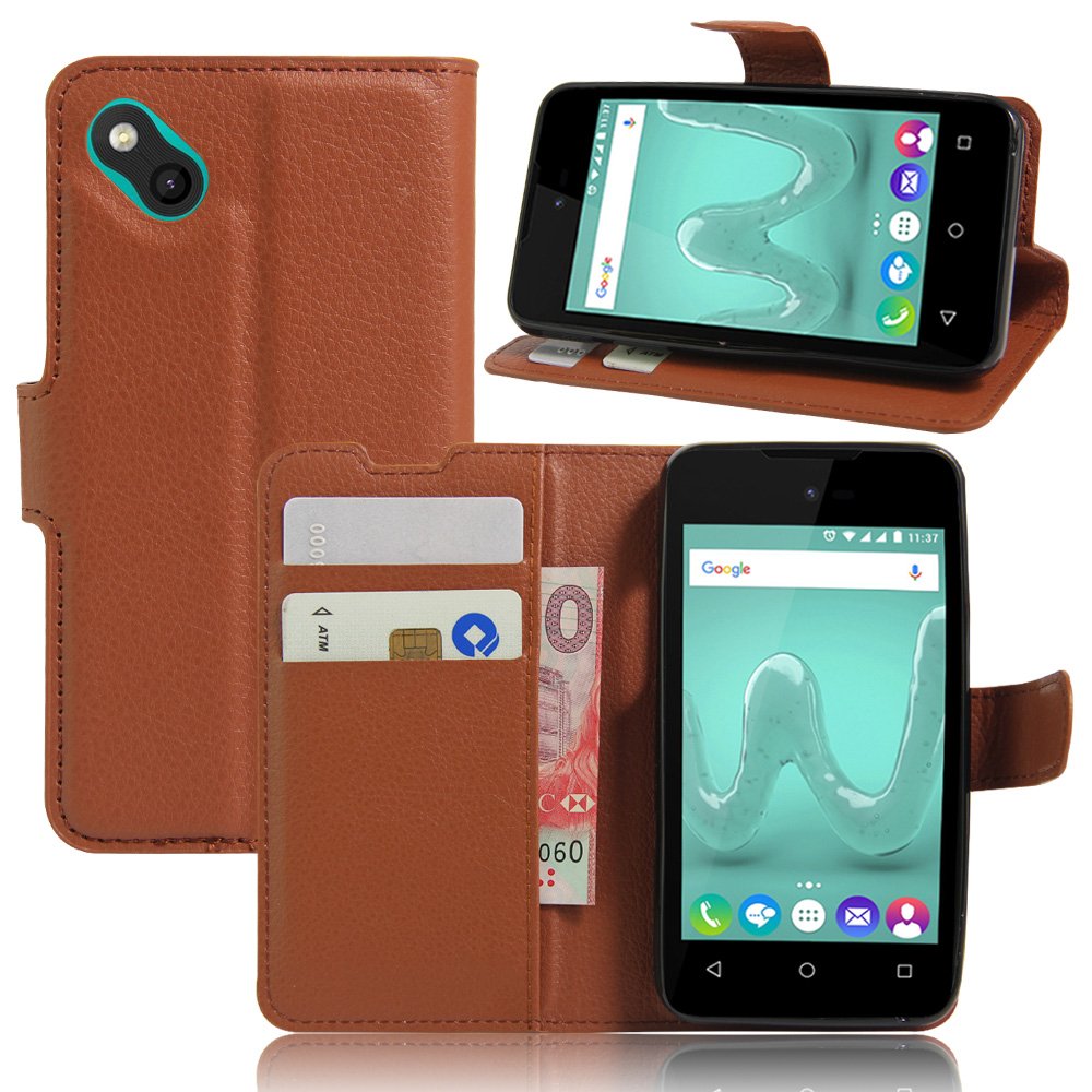 Case for WIKO B-kool Leather Stand Wallet Flip Case Cover for WIKO B-kool Phone protection shell The case with Streamlined design