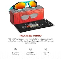 Vista 53 de X LOOP Youth Sports Polarized Sunglasses for Boys Kids Teens Age 8-16 Baseball Wrap Around UV400 Glasses