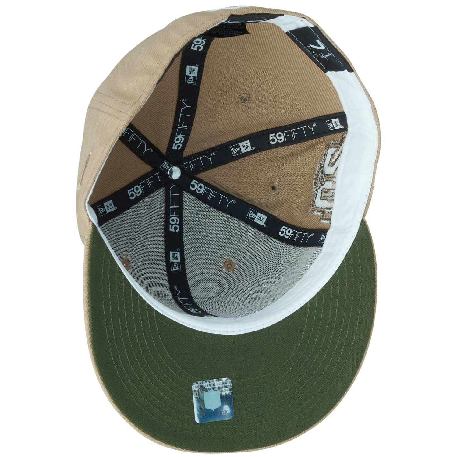New Era 59Fifty - Berretto Anniversary NFL Teams, colore: Beige