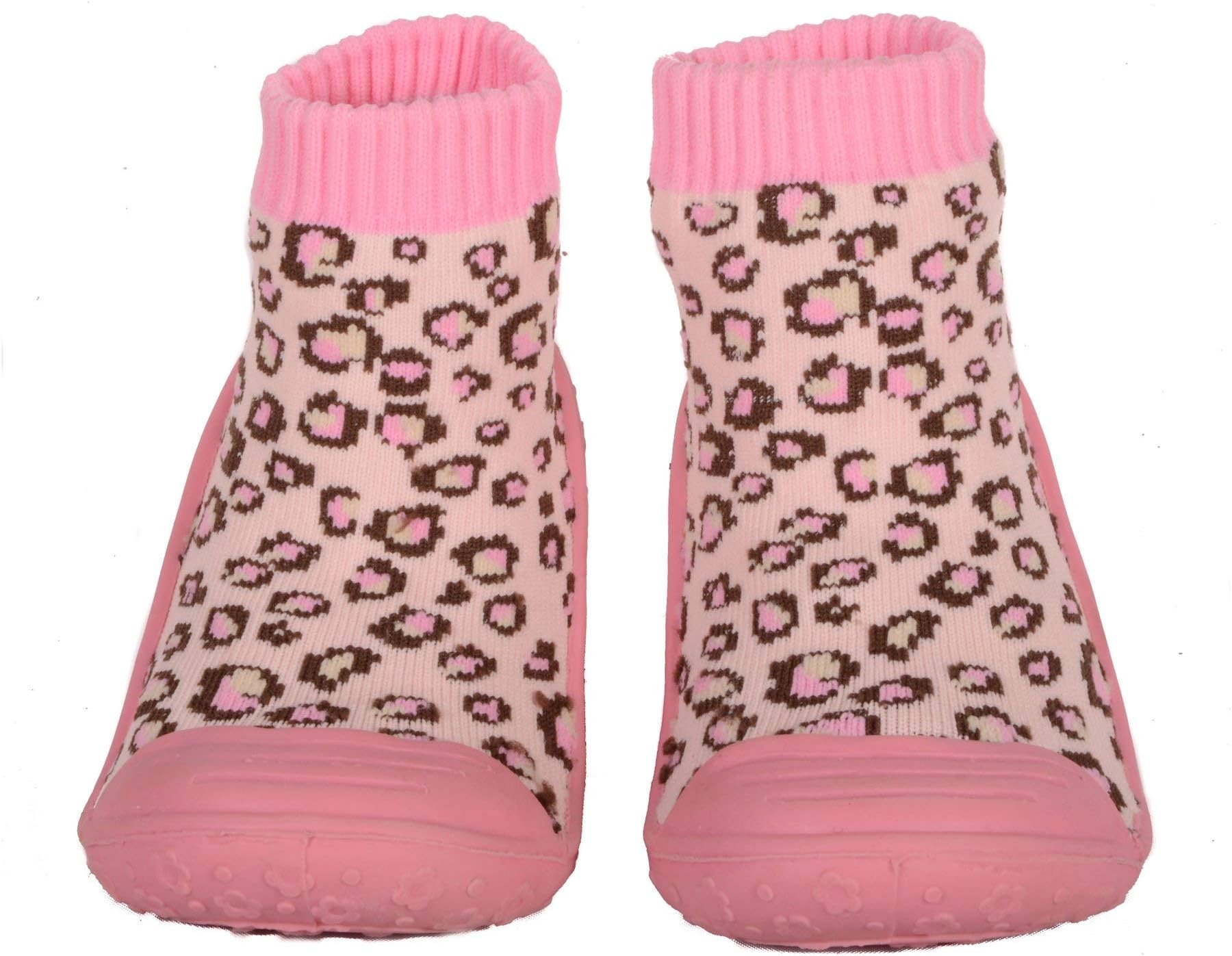 Skidders Baby Girls' Slippers - Non-Skid Slipper Sock House Shoe Booties (Size: 12-24M)
