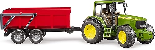 Miniatura 2 de Bruder 09820 John Deere 6920 con remolque basculante