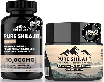 Pure Shilajit Capsules + Pure Shilajit Resin