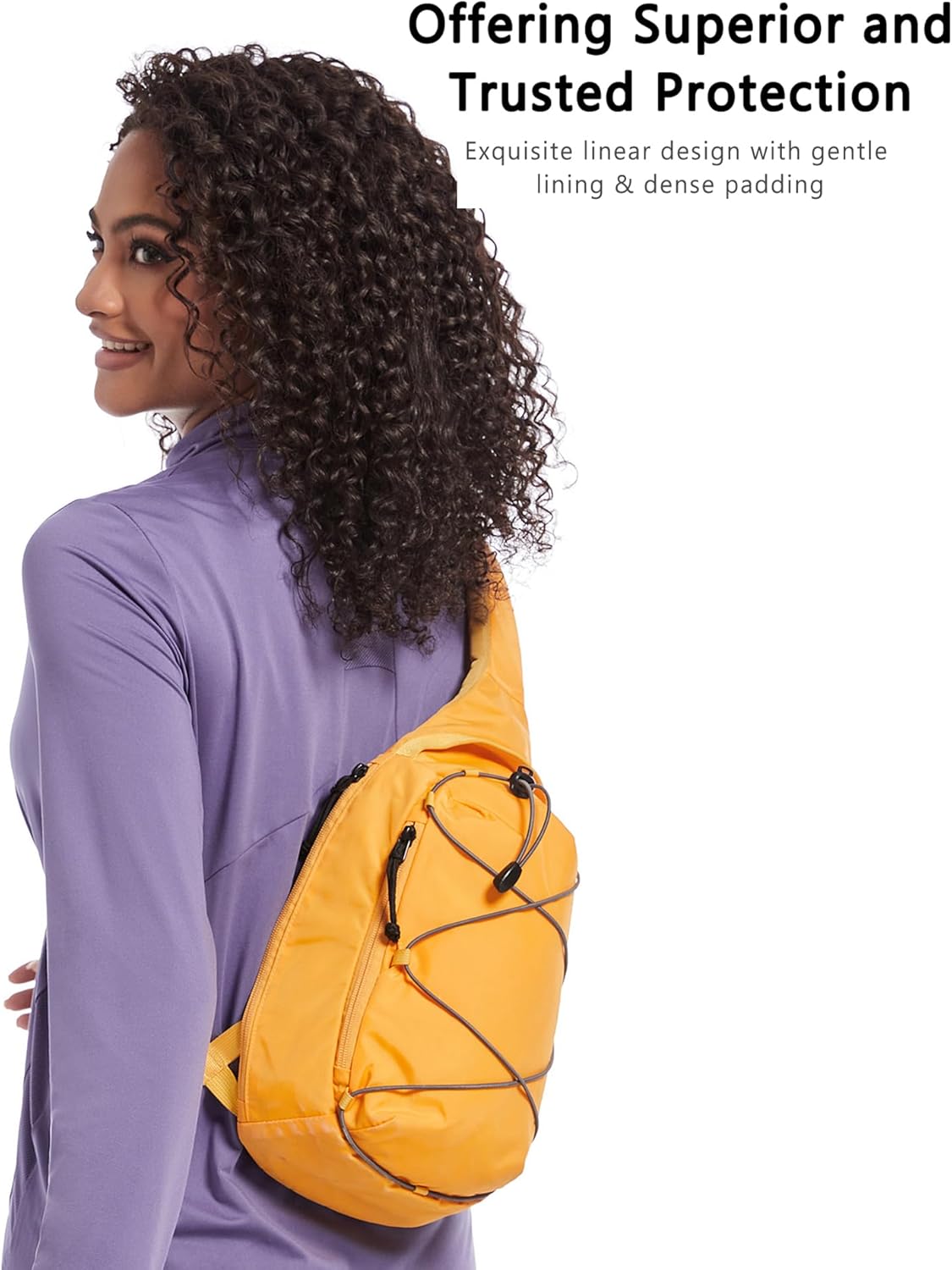 Sling Bag Crossbody Sling Backpack for Women & Men, Shoulder Bag Chest Daypack for Travelling, Hiking, Cycling