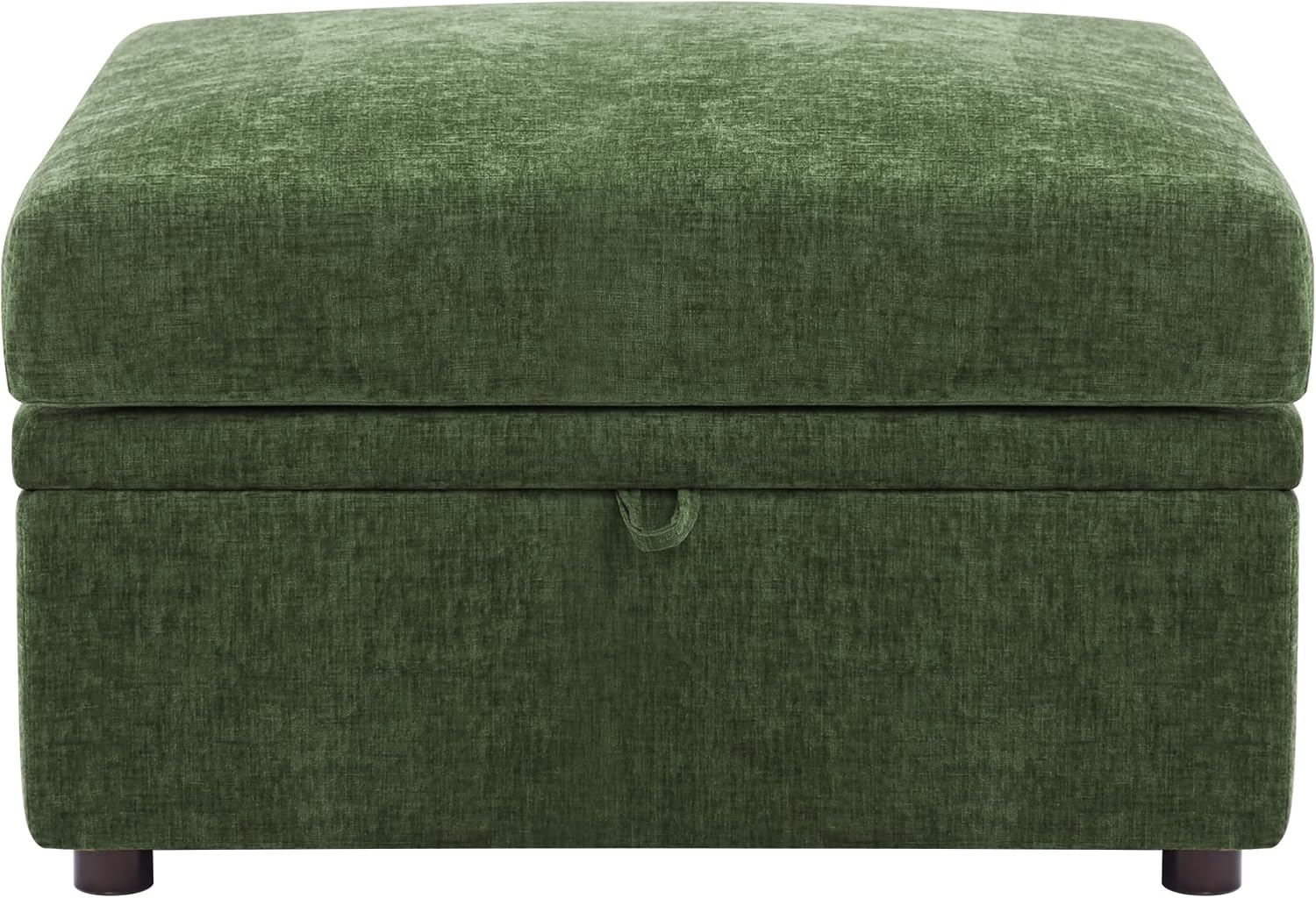 ABCASA Removable Ottoman with Storage Green