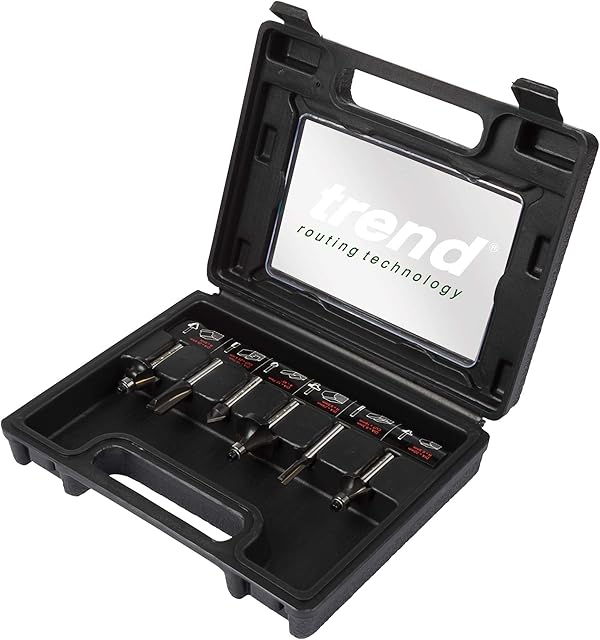 Trend 1/4-Inch Shank Router Cutter Set 6pc (SET/SS11X1/4TC)