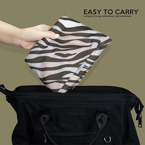 Miniatura 3 de Portabebés lateral de máxima comodidad para recién nacidos a niños pequeños (7 libras-44 libras) (rayas cebra)