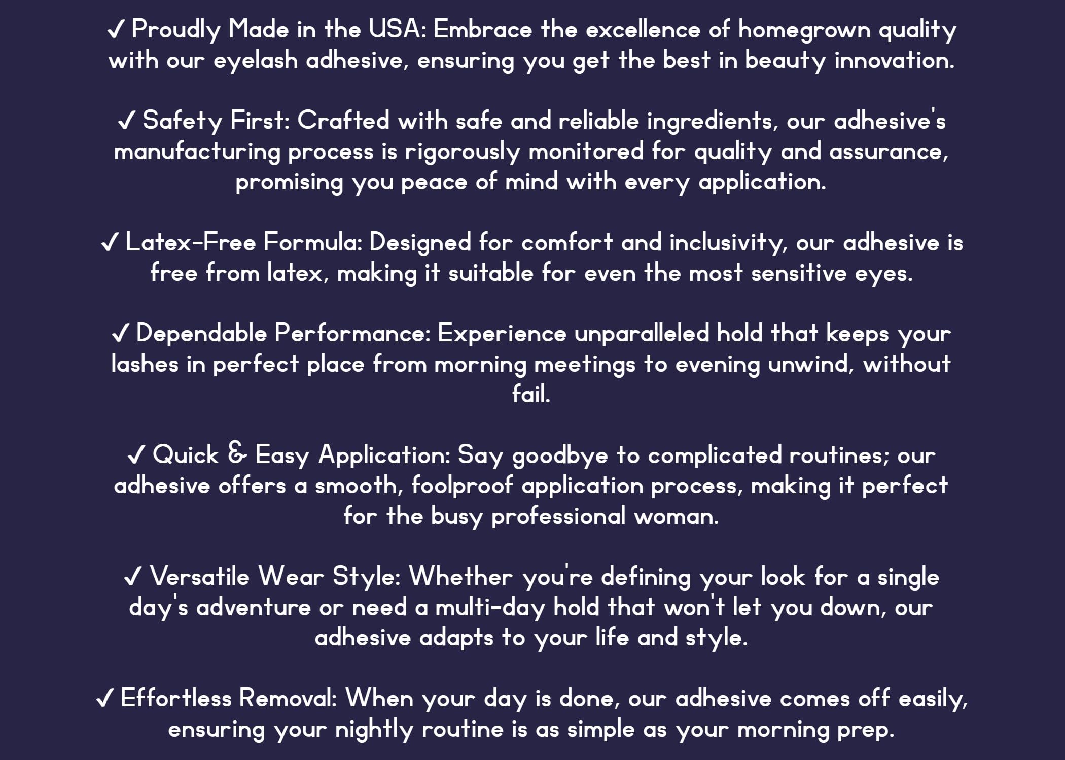 Pretty Much Perfect Black Under Lash Adhesive – Waterproof Eyelash Glue for False Lash Clusters, Latex-Free, 6ml, Made-in-USA