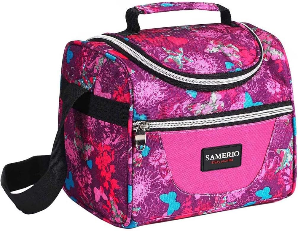 SAMERIO Lunch Bag for Kids Coole Lunch Box Tote for Women Girls Boys Children Student Insulated Bento Bag for School Work Picnic Outdoor Activities