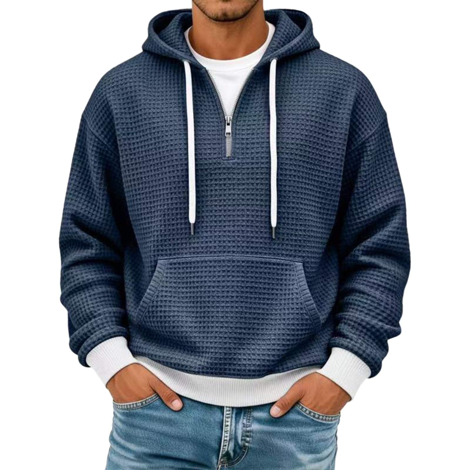 Sudadera con capucha para hombre XXXXL de corte ancho que soluciona la falta de espacio 7