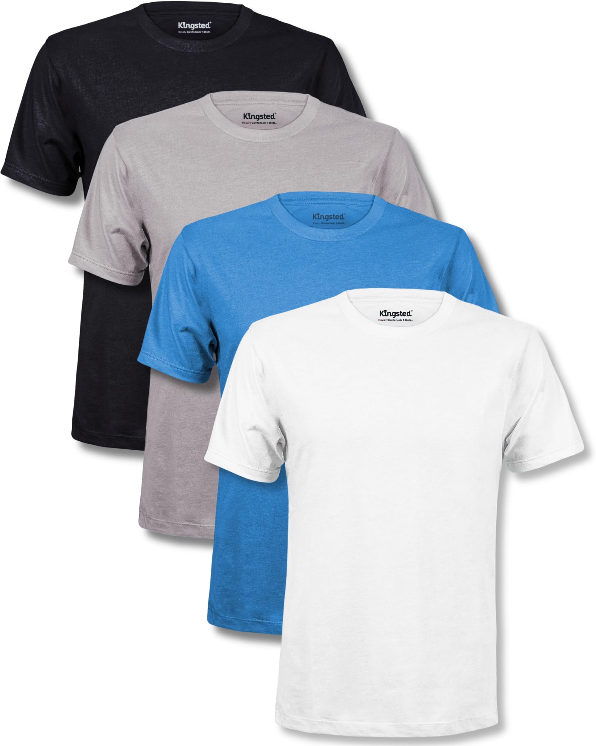 T-Shirts for Men Pack - Royally Comfortable - Super Soft Premium Fabric - Well-Crafted Classic Tee