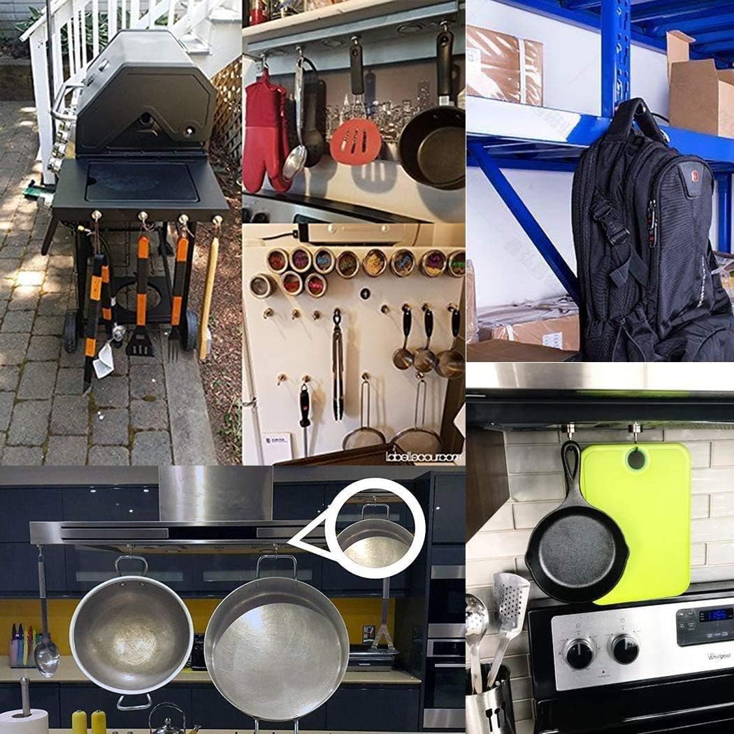 VNDUEEY 4 Pack Premium Magnetic Hooks Heavy Duty Neodymium Magnet for Cruise Cabins, Home, Office, Classroom and Locker, Hold up to 100 Pounds : Industrial & Scientific