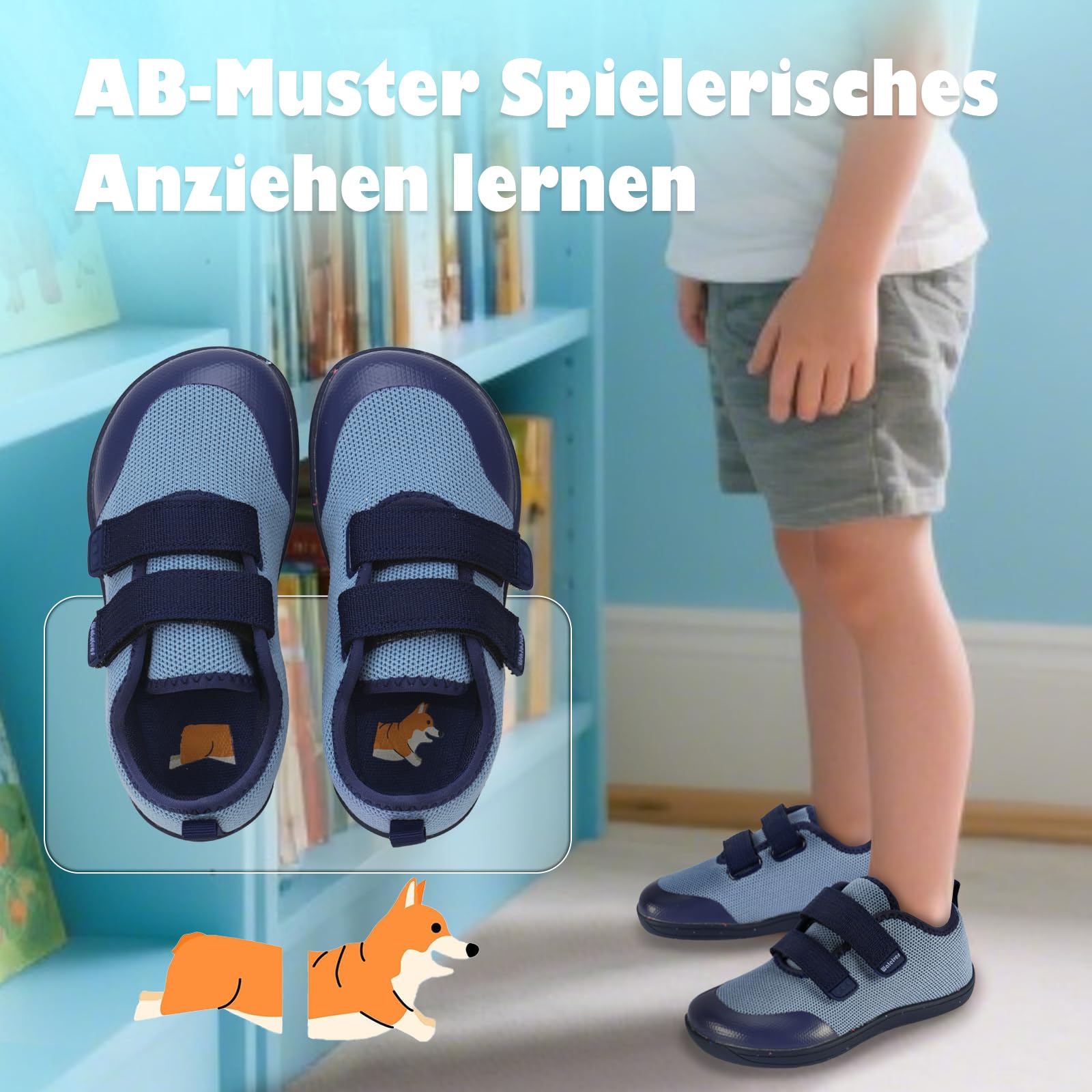 Scarpe a Piedi Nudi per Bambini e Ragazze Barefoot Scarpe Minimaliste Passeggio Scarpe da Trail Running per Ragazzi e Ragazze Scarpe da Interno