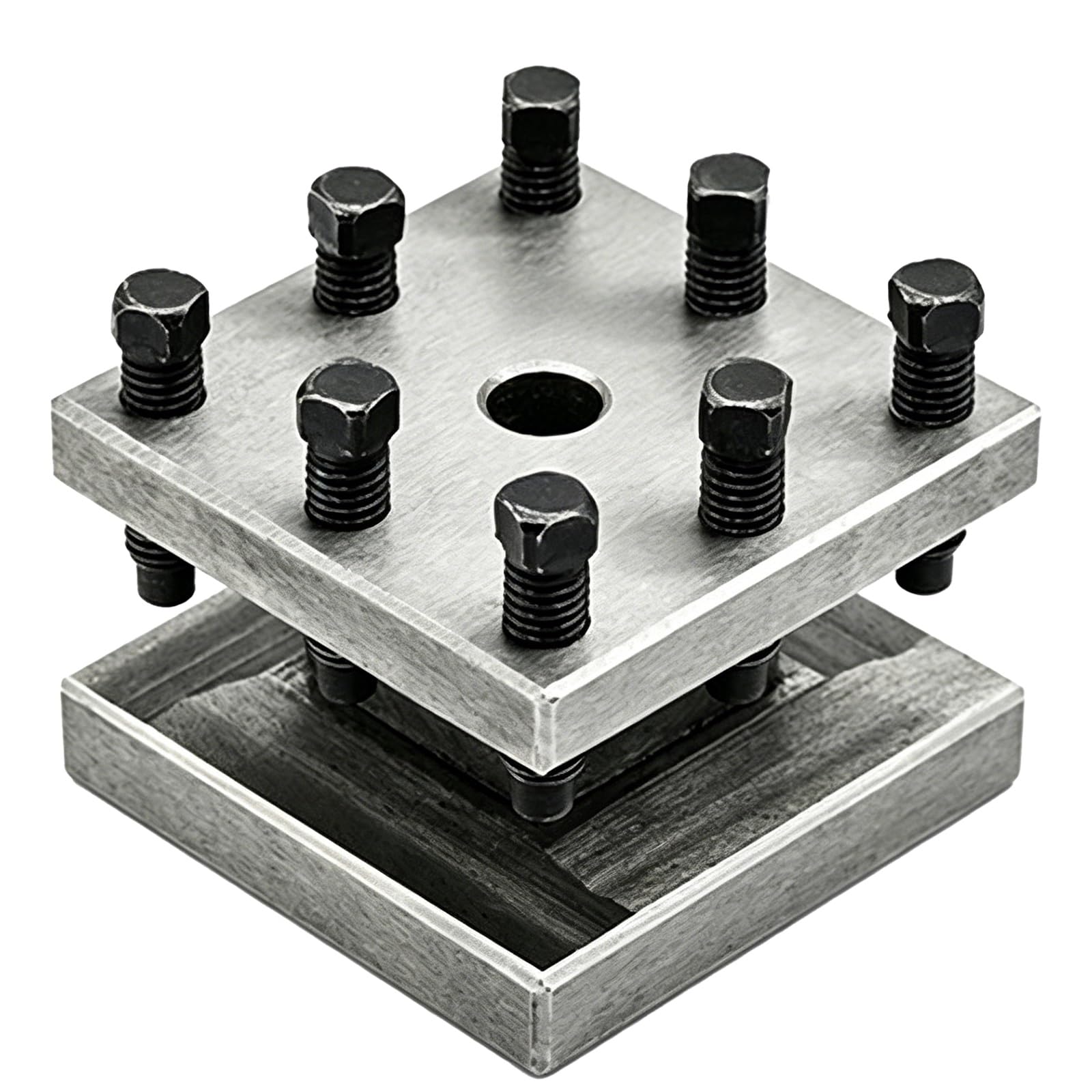 Palo portautensili per mini tornio, portautensili a 4 stazioni, altezza scanalatura 2,2 cm, planarità 0,02 mm per torni da banco, ideale per hobbisti fai da te e lavorazione di piccole parti
