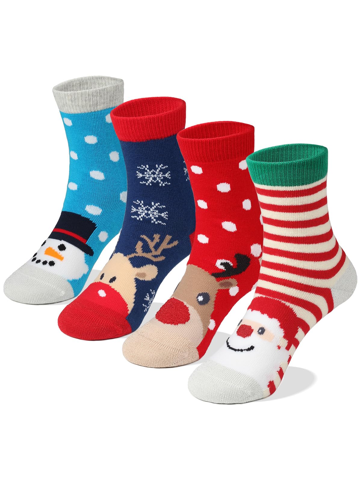 COTTON DAY 7 Days of the Week Gift Box Kids Girls Fashion Short Socks Cute Animal, Floral, Stars, Stripes & Polka Dots Design