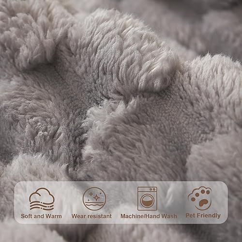 Miniatura 4 de Funda de felpa suave de piel sintética para sofá modular antideslizante para sofá de 3 cojines, protector de muebles (1 unidad de 36 x 94 pulgadas,