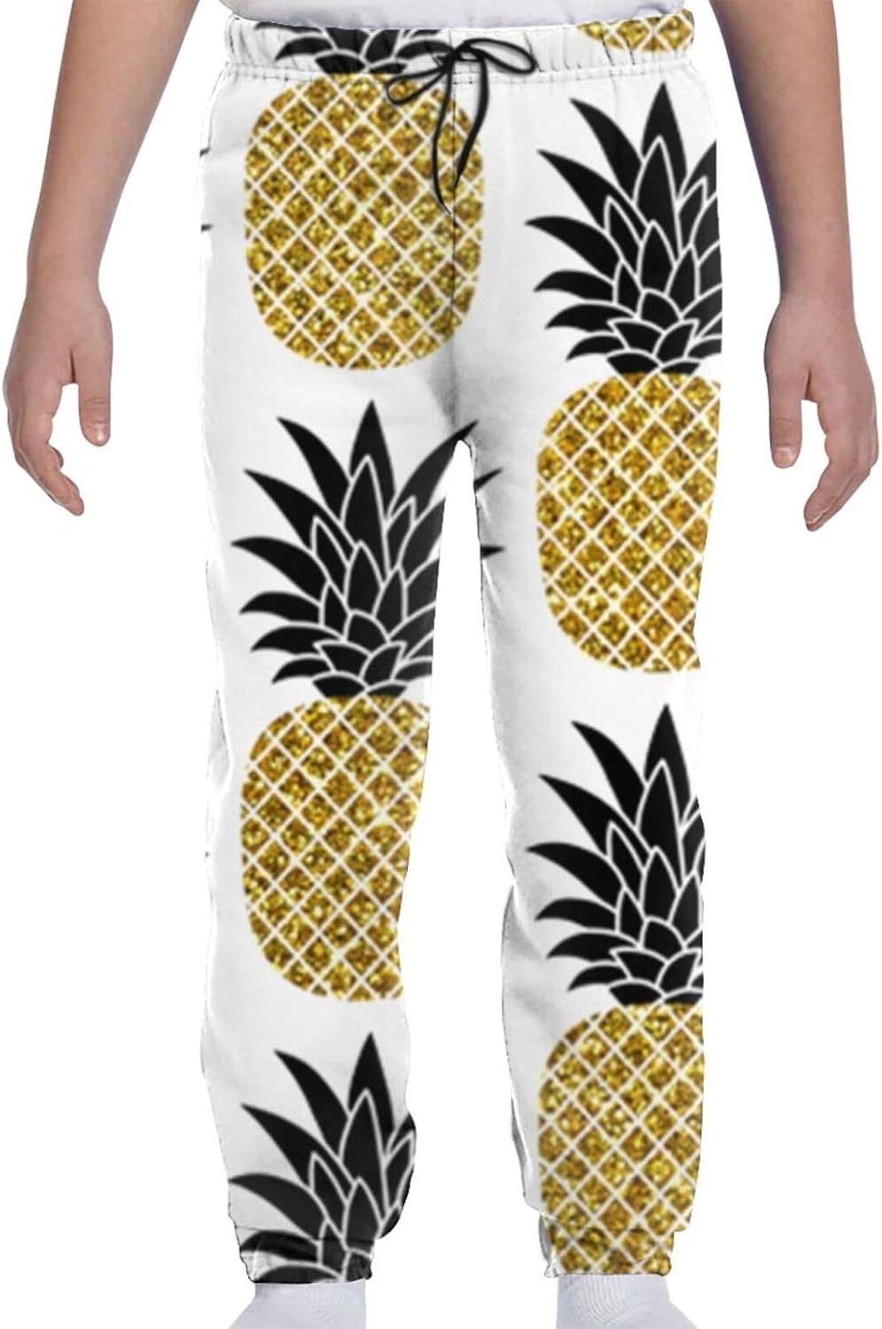 Glitter Pineapples Pants for Teens Jogger Pants Casual Sweatpants for Youth White Amazon.ca