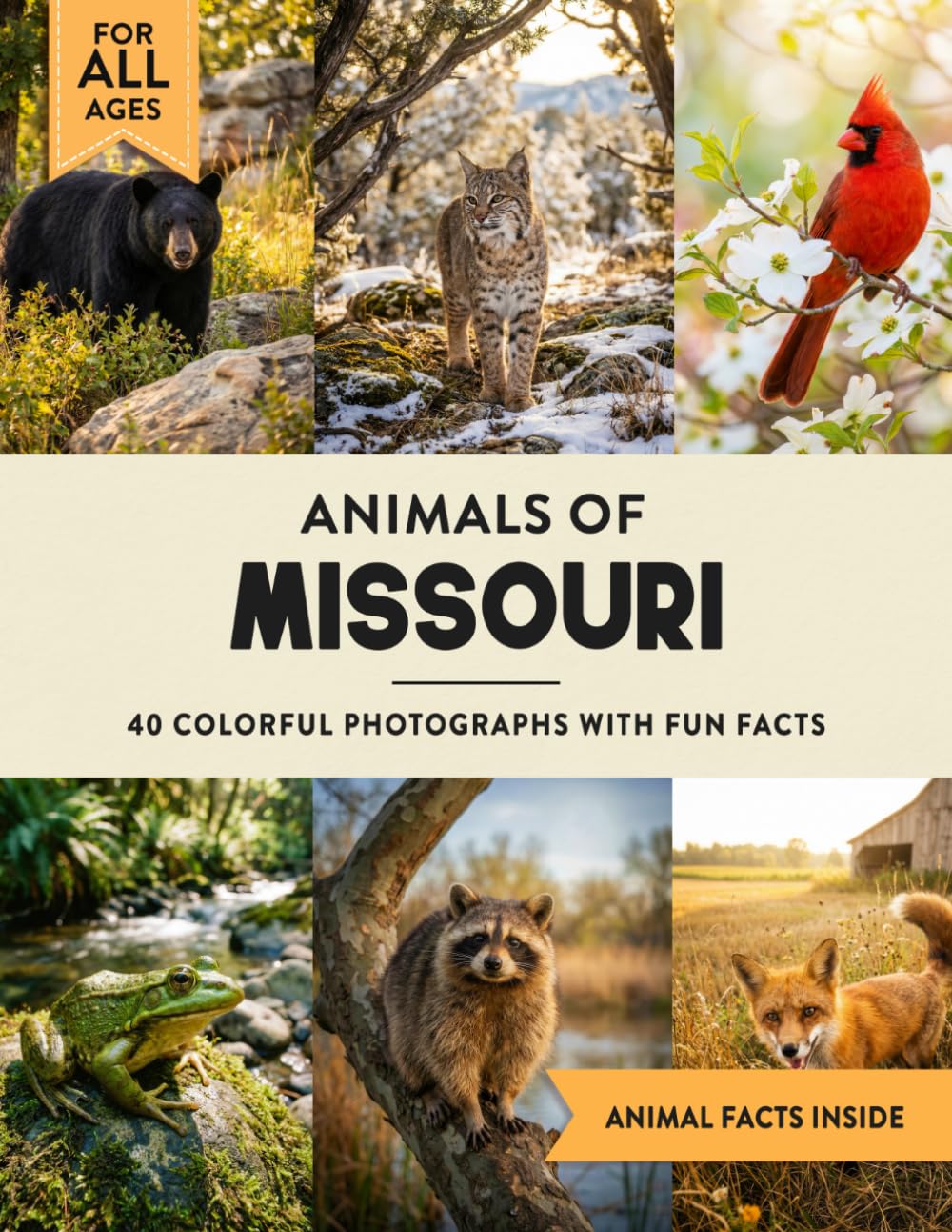 Animals of Missouri: Learn All About Show Me State Wildlife in a Fun Fact Picture Book for Kids and Adults