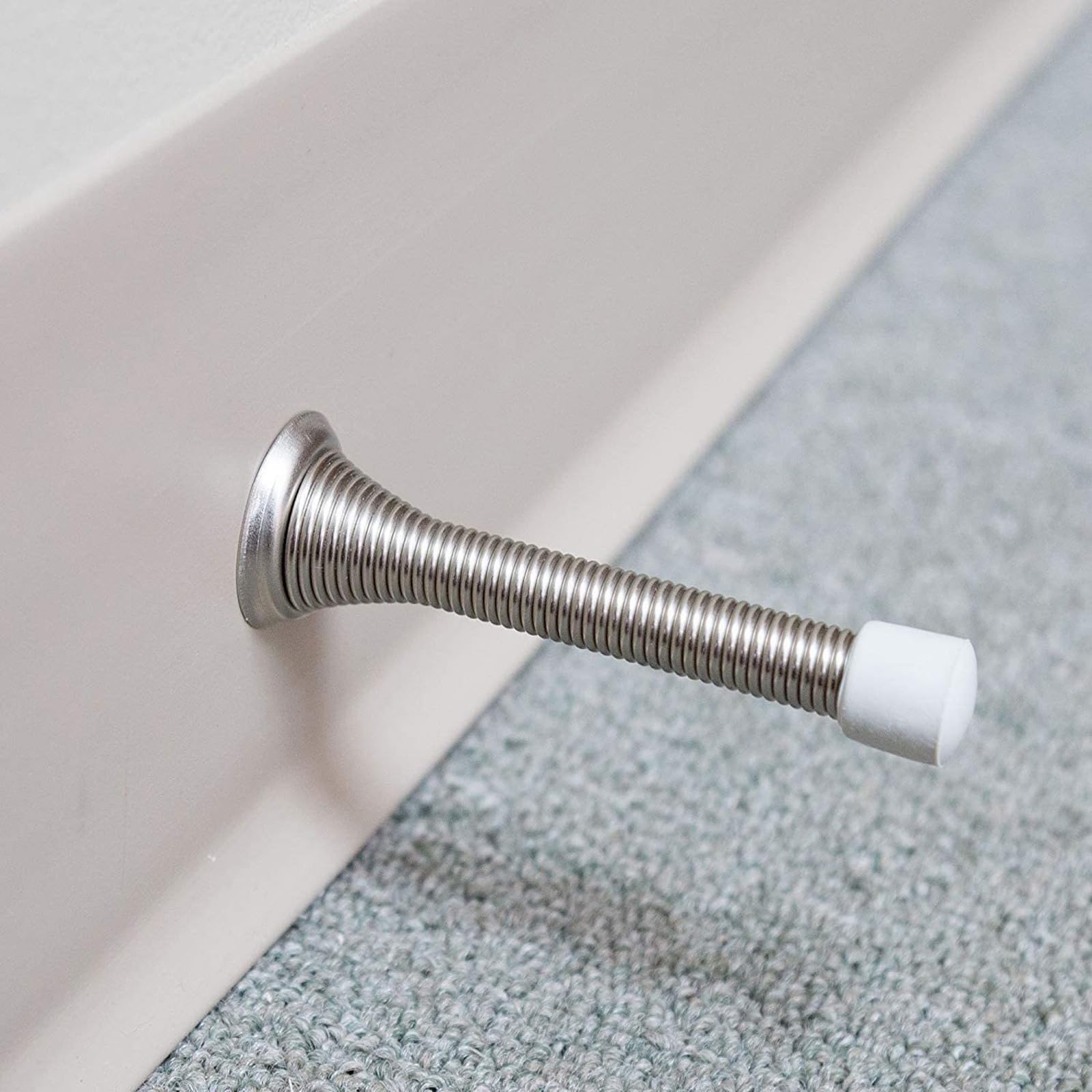 Door Stop Spring pers,12 Pcs Wall Ounted Heavy Duty Threaded Magnetic ...