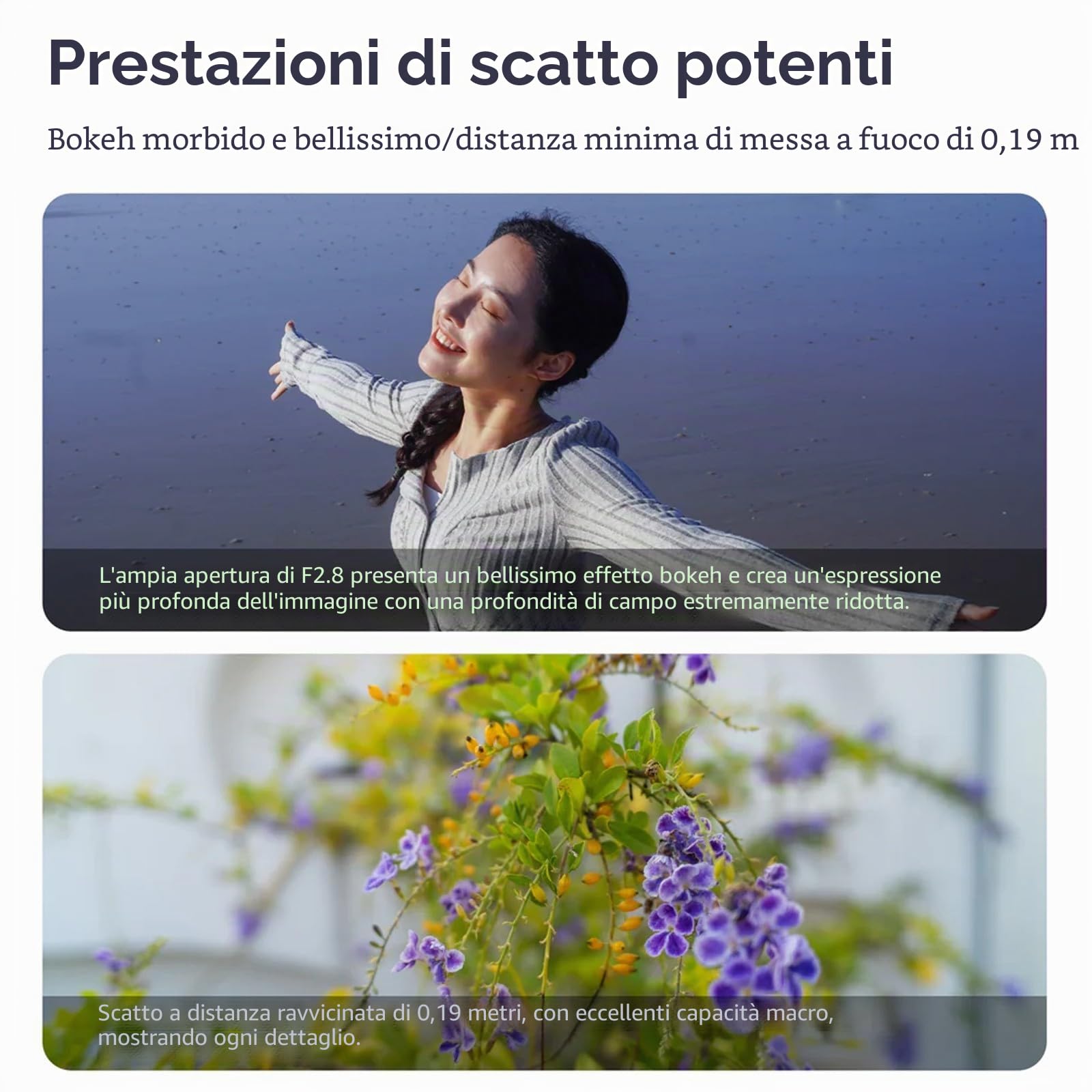 VILTROX 20mm F2.8 FE, STM Obiettivo ultra grandangolare leggero full frame con messa a fuoco automatica per Sony E-Mount A7 A7R A7S A7C A7II A7RII A7SII A7SIII A7III A7RIII A7IV A7RIV A9 A1 FX3 A7RV