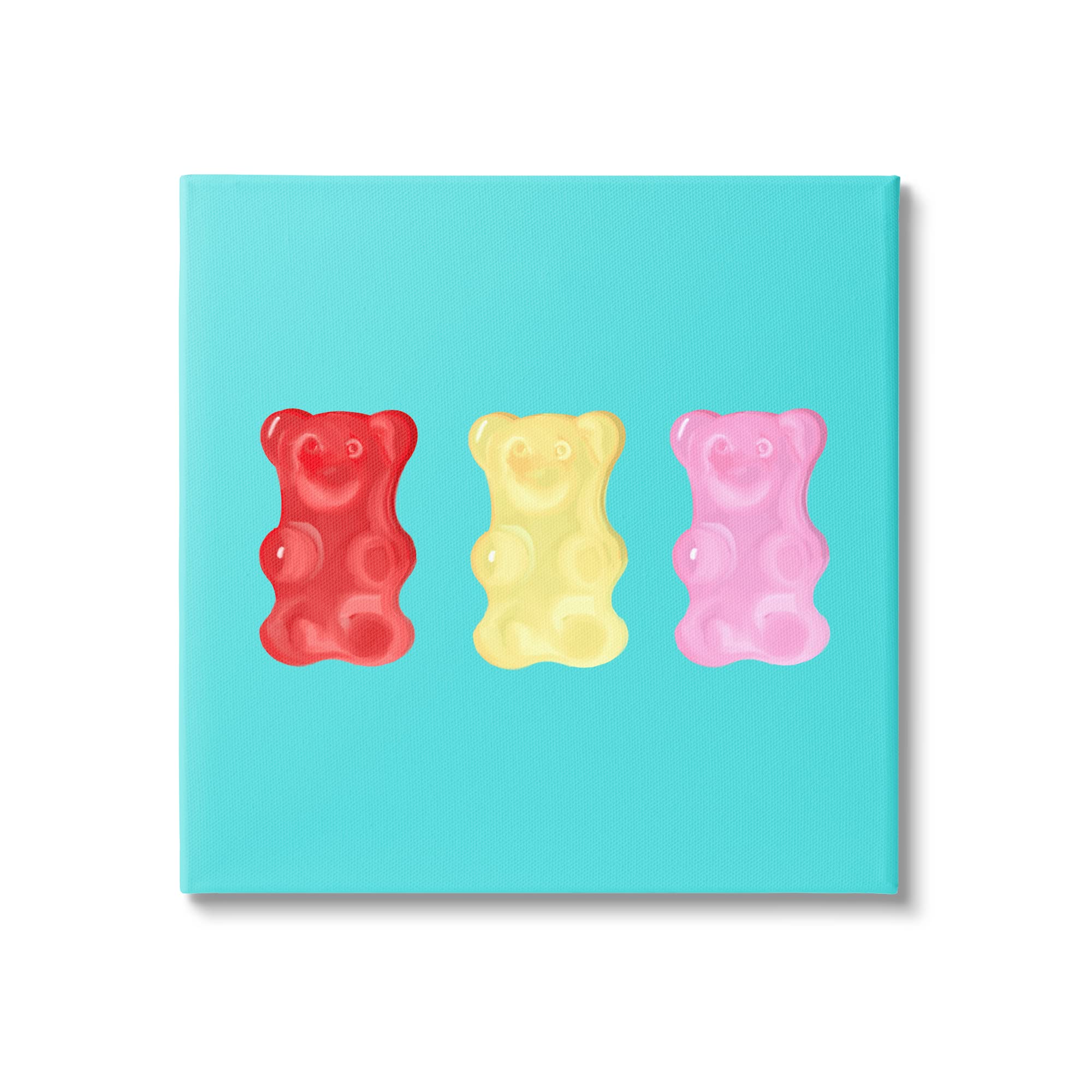 Stupell IndustriesCute Gummy Bear Candies Canvas Wall Art, Design by Ashley Singleton