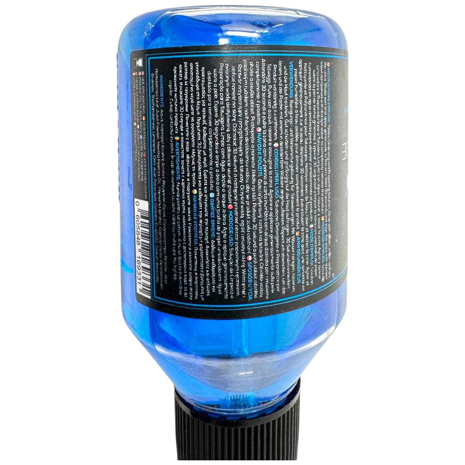 Proton Professional Stencil Eraser Gel Blue - Limpiador y removedor de sellos (100 ml), diseño de tatuaje de InkgrafiX Alemania