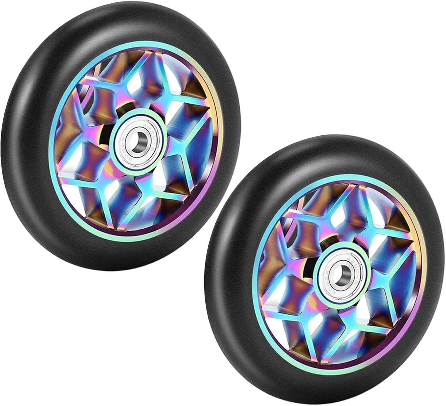 2pack High Speeds Scooters Wheel Bearings Shocked Absorption Wheel Component Accessories Professional Accessories