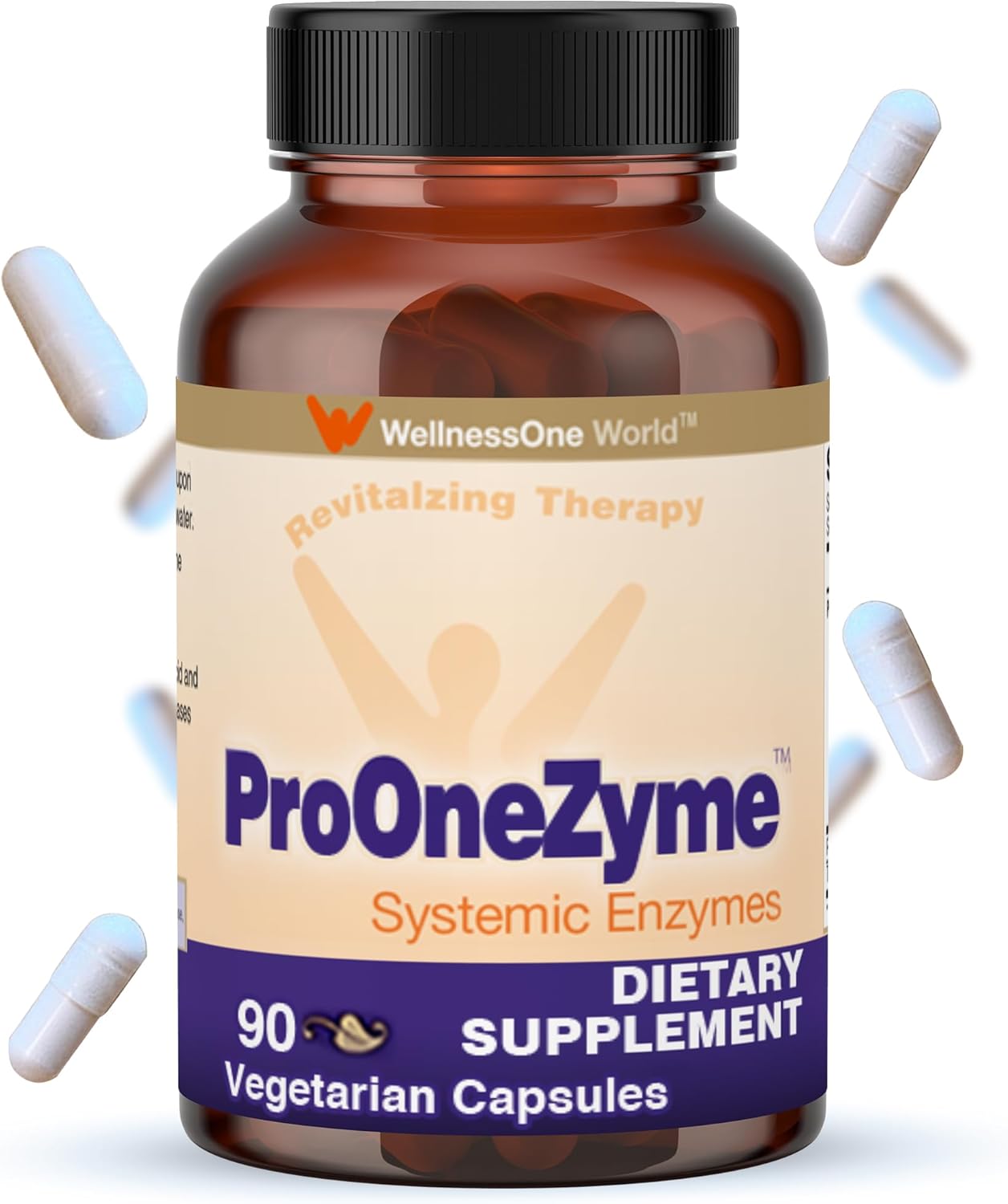 WellnessOne Proteolytic Enzymes Supplements Digestion