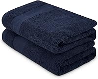 Vista 1 de ATEN Homeware Luxury Egyptian Cotton Bath Towels Extra Large - 700 GSM 2 Pieces of 32x68 Inches Bath Sheets - Highly Absorbent and Quick Dry Towel