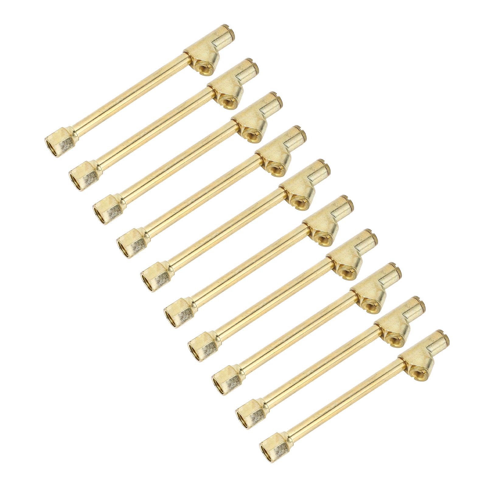 Inflador de Neumáticos Duradero con Mandril de Aire FNPT de 1/4 Pulgadas de Doble Cabezal para Camiones, Ciclos, Motocicletas y Coches