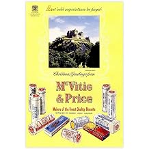 AUHUE McVitie & Price Vintage Biscuit Poster - Edinburgh Castle Canvas Poster Paintings for Wall Art Decoration Living Room Office Unframe 12x18inch
