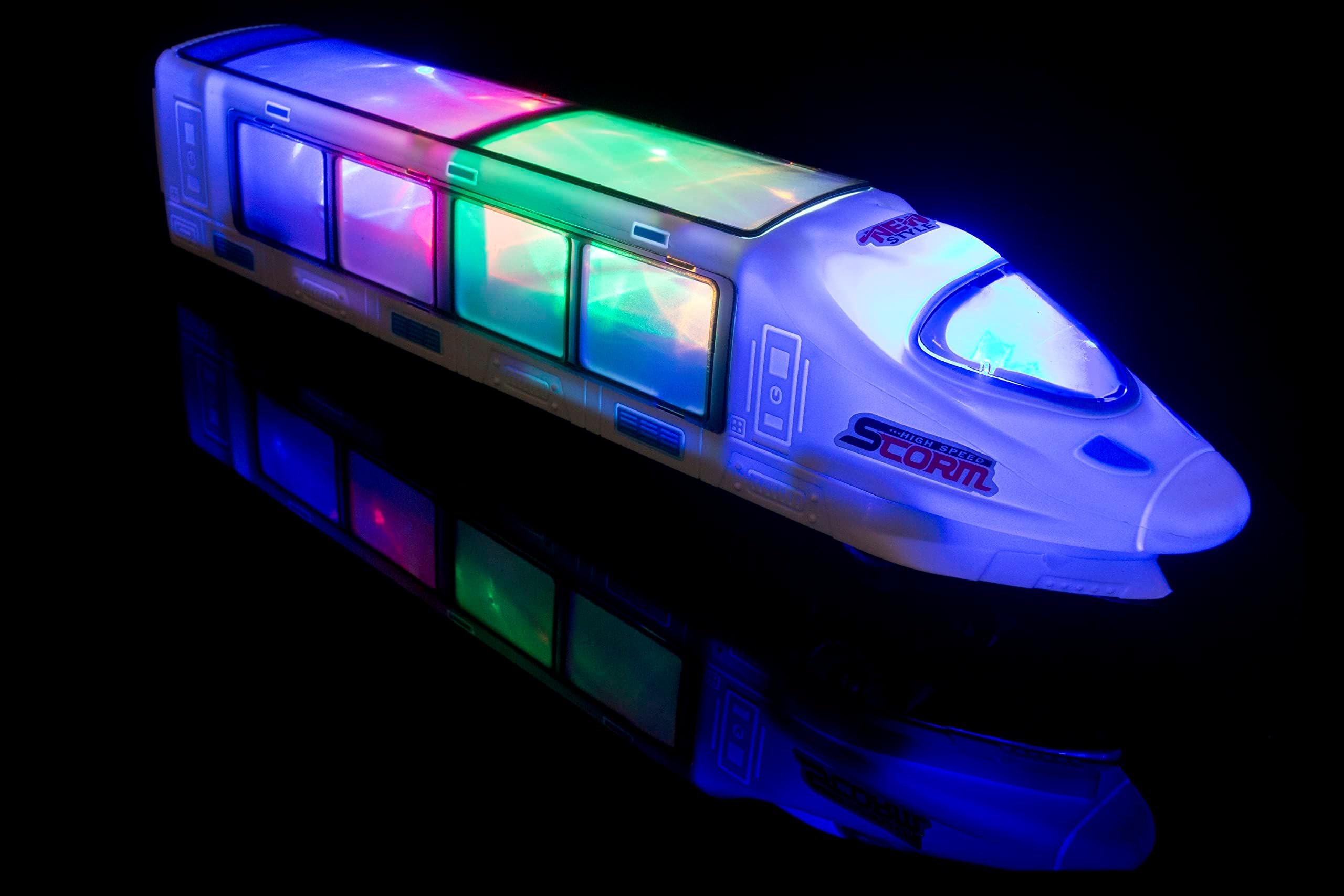 Electric Train for Children – With LED Lighting and Music. Great Christmas and birthday present/birthday gift for children 3 years and older