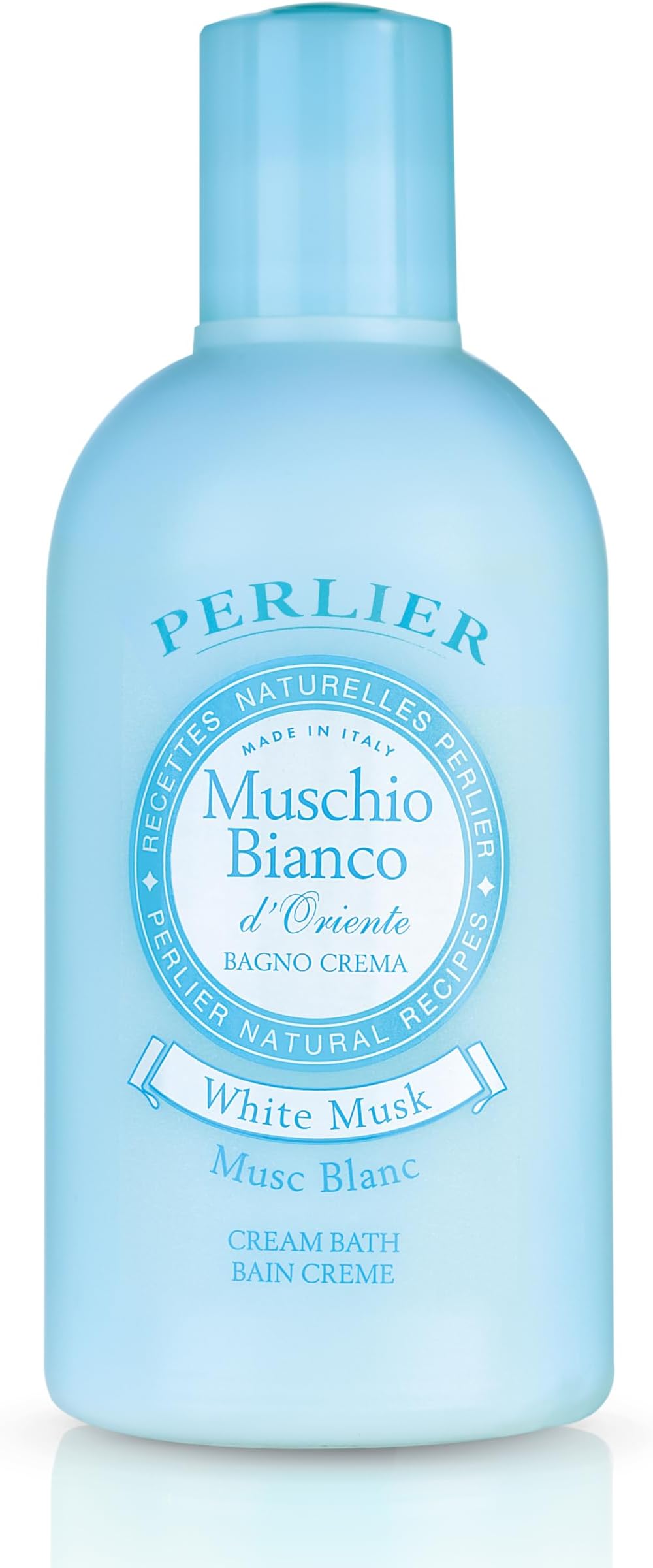 Perlier: Cream Bath'Muschio Bianco' White Musk of the East x 500 Ml - 16.90 Fl Oz x [ Italian Import ]