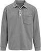 Camisas Polo de Manga Larga de Pana a Rayas con Bolsillo para Hombre 5