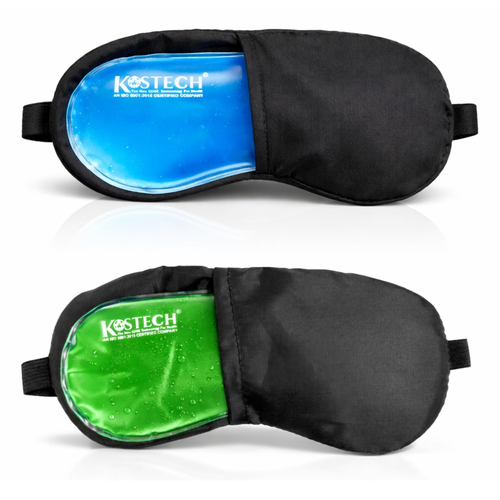 Kostech Aloe Vera Cooling Gel Face & Eye Mask | Reusable Hot & Cold Therapy for Dark Circles, Puffy Eyes & Skin Care | Reduces Swelling, Acne Redness & Headache | Adjustable Strap for Men & Women (Aloe Vera Coolling Face Mask, Pack of 1) — Amazon image 14