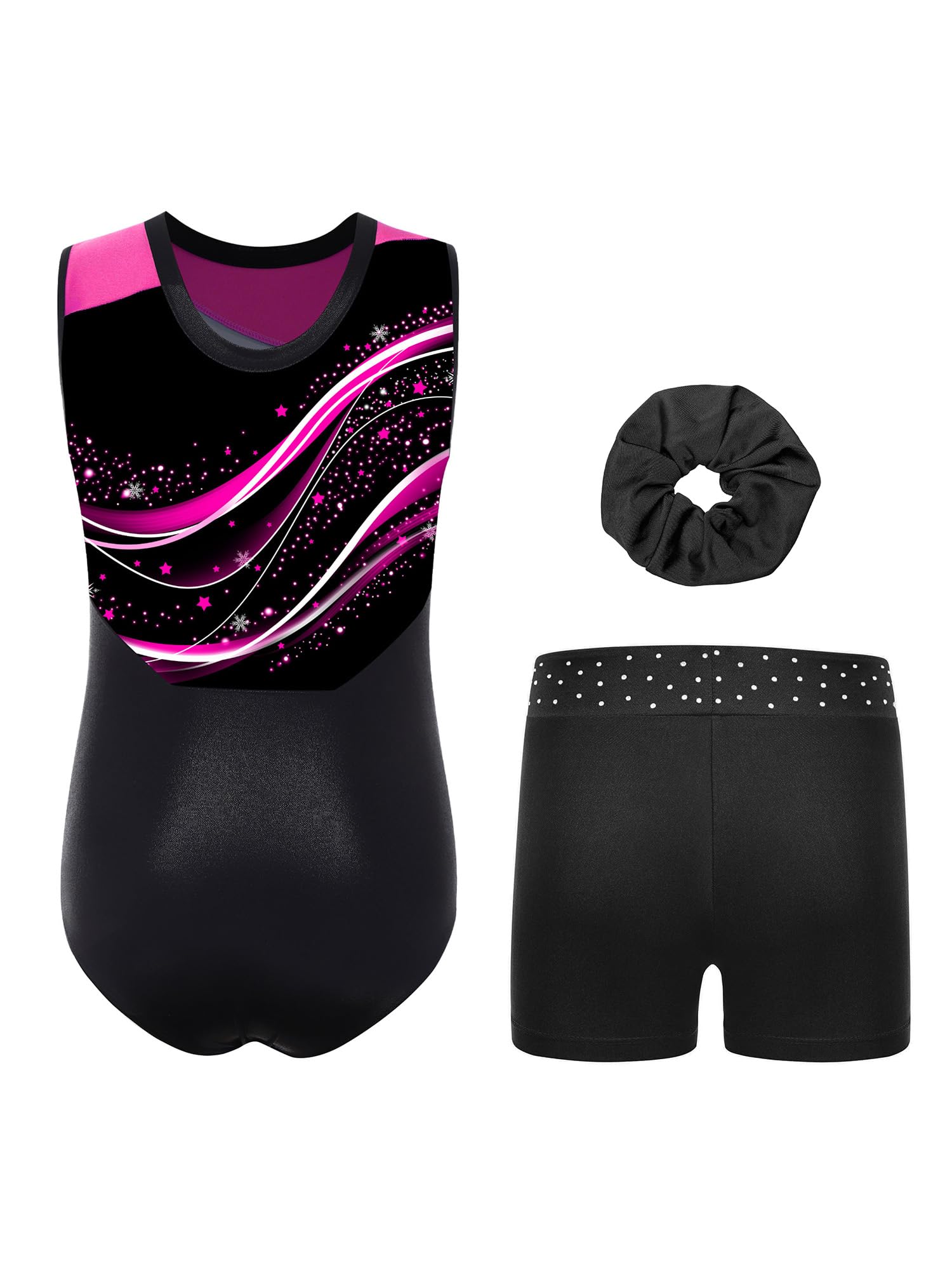 Bambini Body Ginnastica Artistica Bambina Body Da Ginnastica Artistica Con Leggings Pantaloncini Completo Ritmica Set Di Per Ragazze