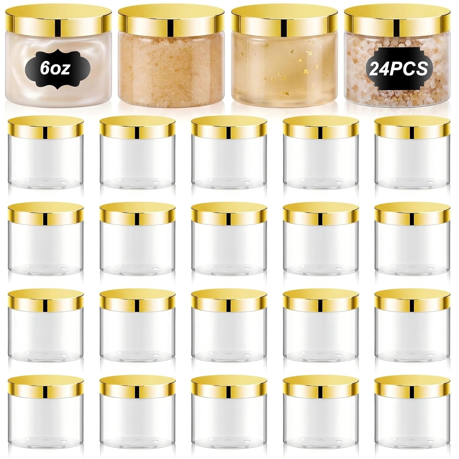 Dandat Plastic Jar Container - Versatile Travel Storage