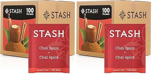 Miniatura 14 de Stash Té negro descafeinado Chai Spice Black Tea, caja de 100 bolsas de té (el embalaje puede variar)