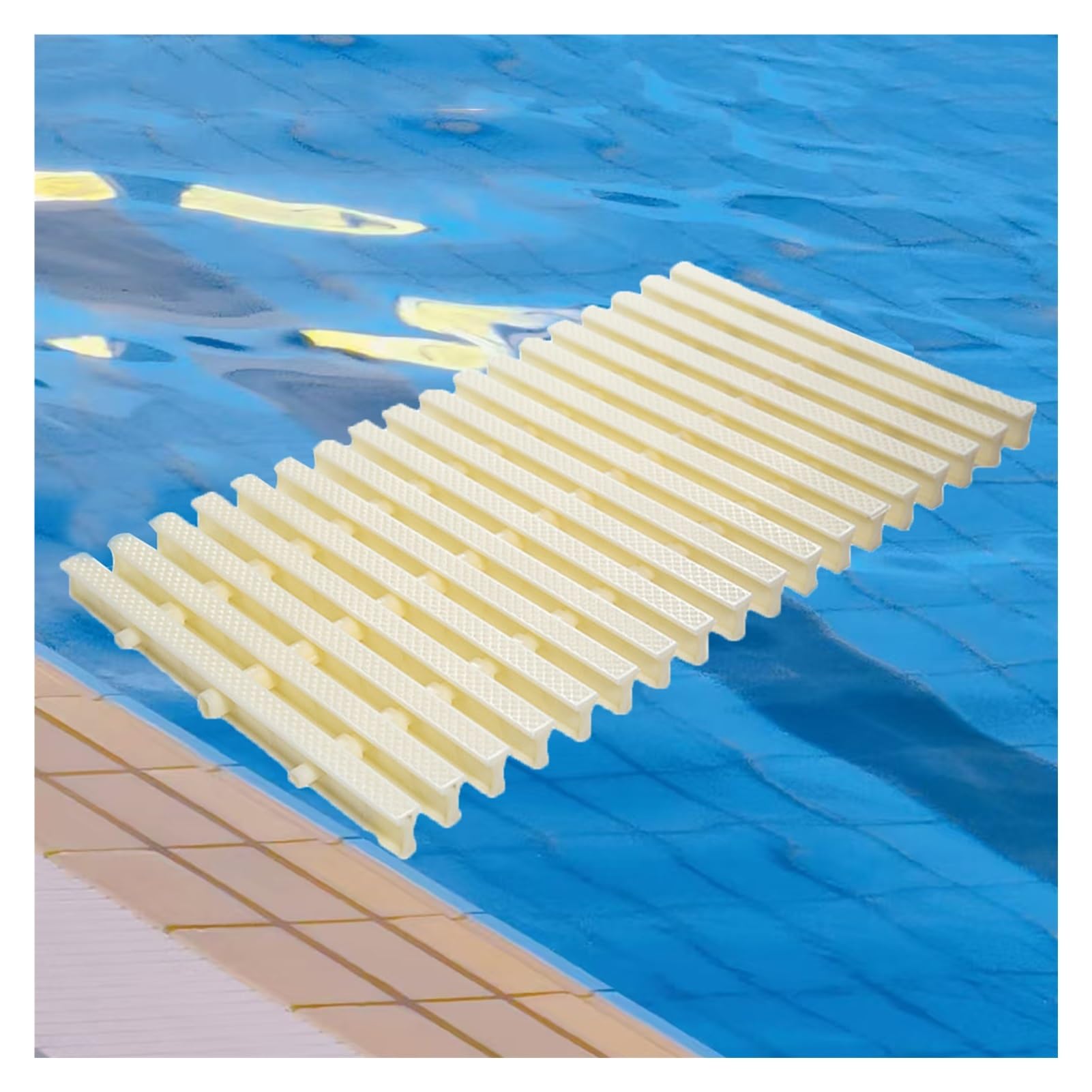 Grille de trop-plein flexible 25 cm pour piscine et douche extérieure (Lot de 2)