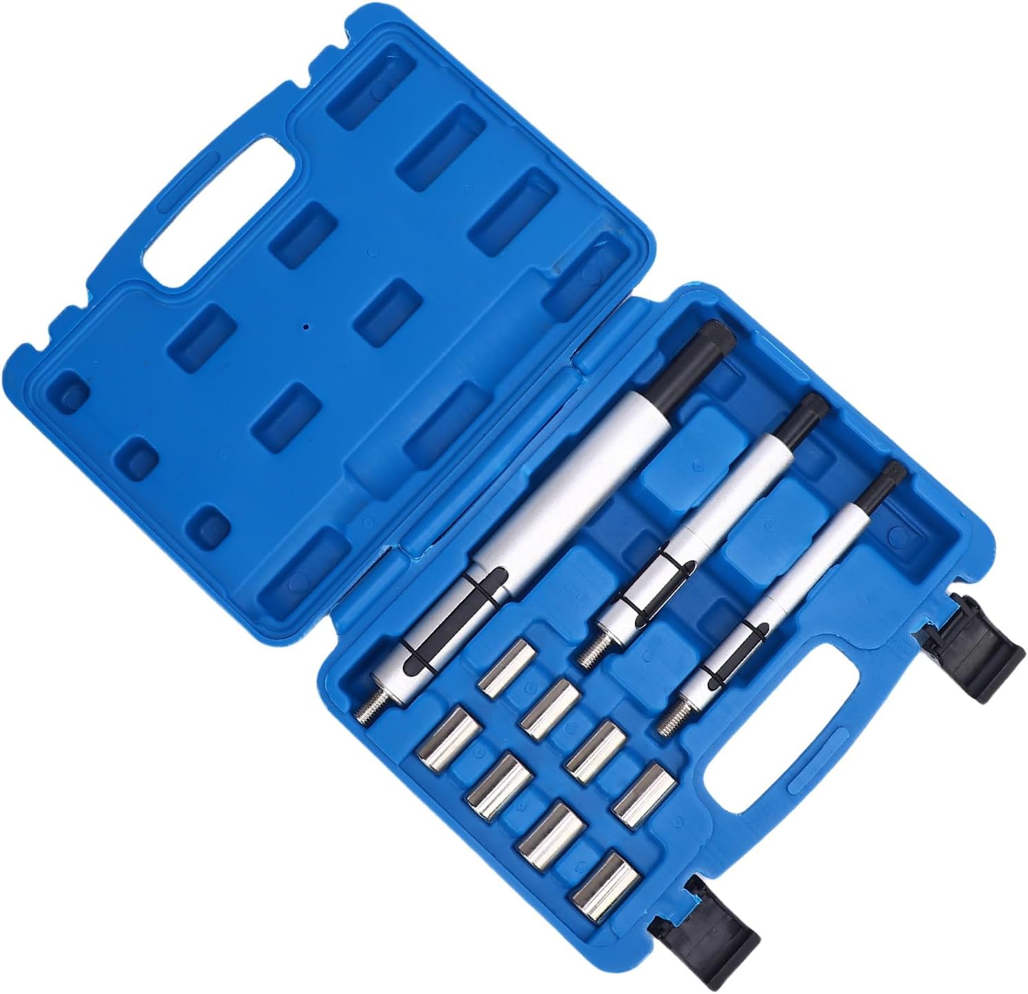 AMAKO Clutch Alignment Tool Kit Heavy Duty Metal Universal Fit 3 Spindles 8 Adapters 11 Pcs for Car Light Truck SUV