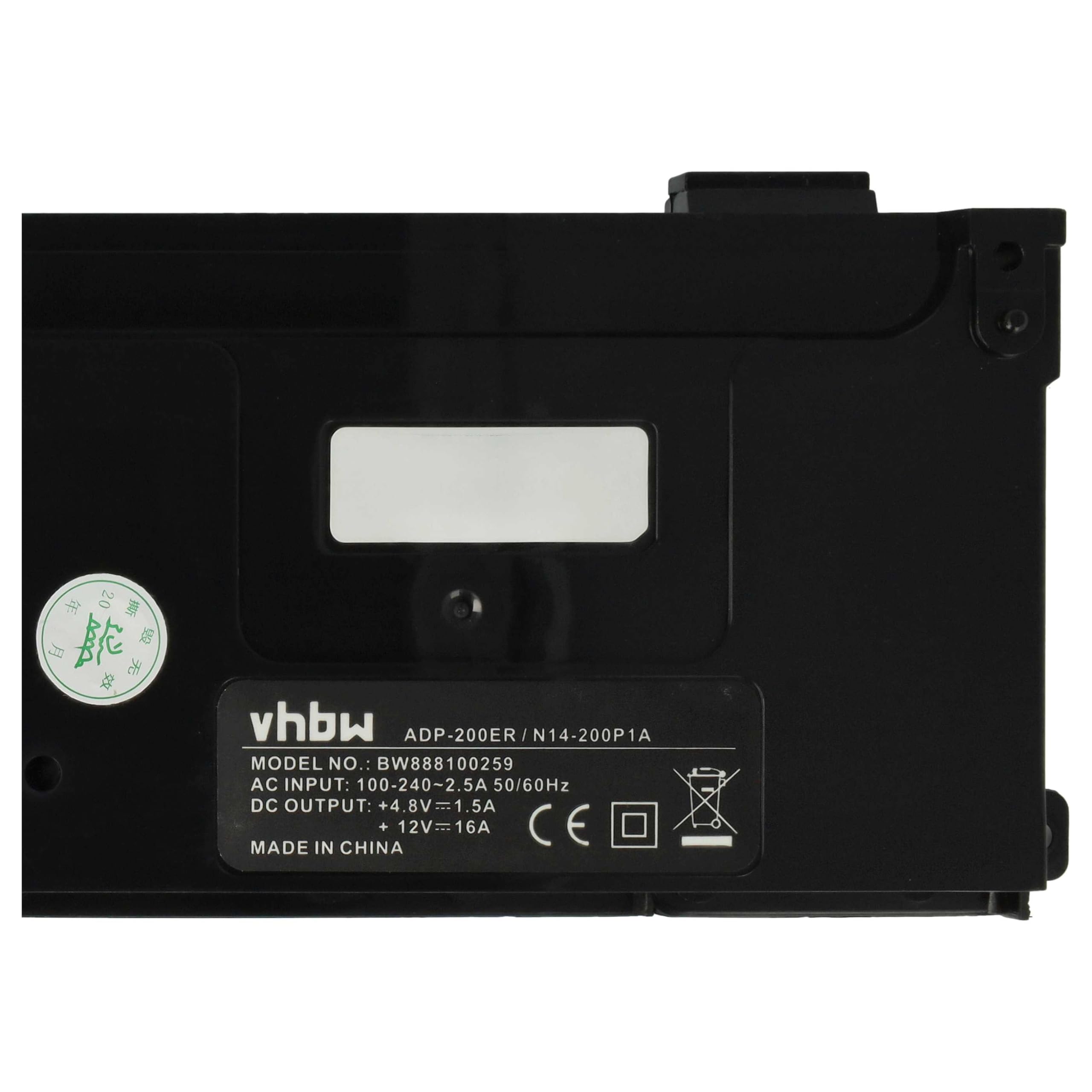 vhbw Fuente de alimentación Compatible con Sony PlayStation 4 CUH-12xxA, 4 CUH-1200B - Fuente de alimentación de Repuesto para autoinstalación