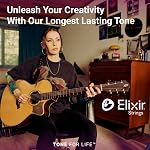 Elixir 80/20 Bronze Acoustic Guitar Strings with Nanoweb Coating - Light 12-53