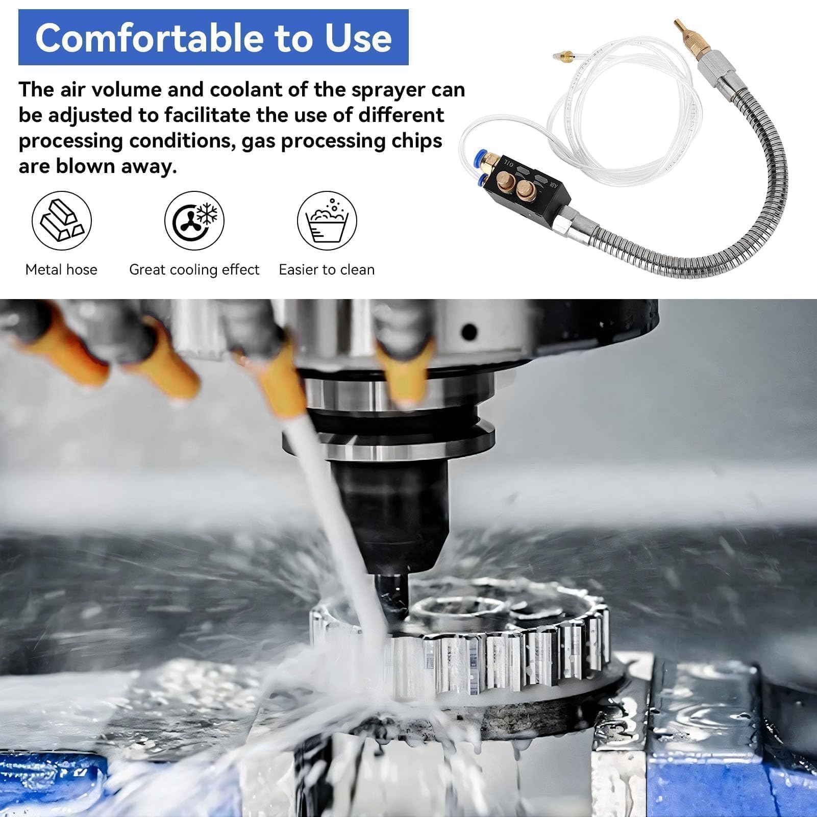 Sistema Di Raffreddamento CNC STR-01 Spruzzatore Raffreddatore Per Tornio Accessorio