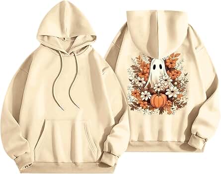 Gyaimxfu Halloween Pullover Damen - Kürbis Design Oversized Sweatshirt