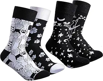 Funny Animal Socks for Women - Cute Dog and Cat Socks, Colorful Novelty Funny Socks for Animal Lover