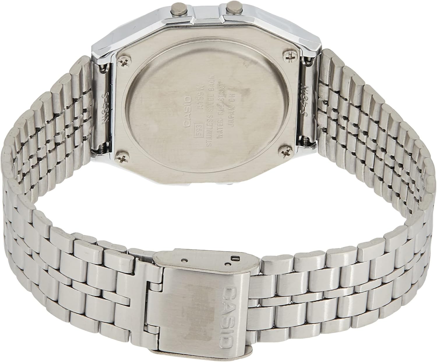 relógio casio vintage redondo diamond prateado